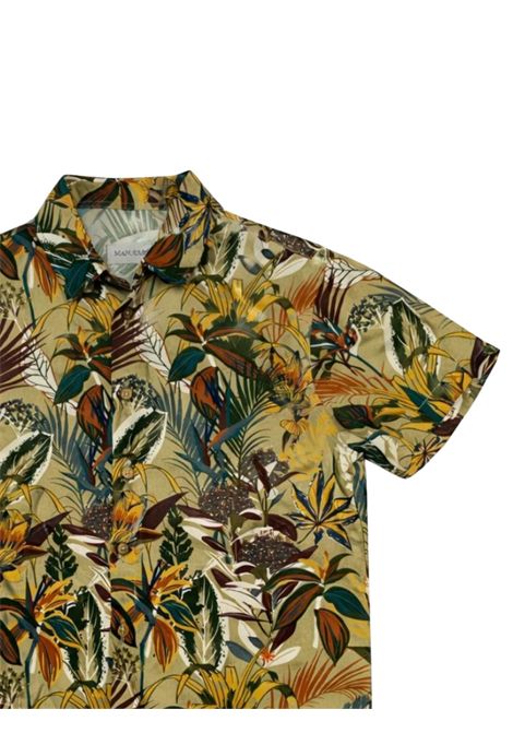 Green viscose shirt for children Manuel Ritz | 3381VERDE